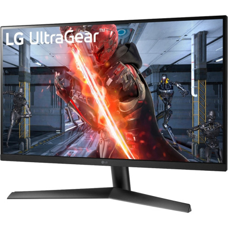 Монитор LG LCD 27GN60R-B/ LG UltraGear 27GN60R-B 27" IPS monitor, 1920x1080, 300cd/m2, 1000:1, 16:9, 1мс(GtG), HDMI, DP, 144Hz, 178/178, внешний БП, G-SYNC Compatible, FreeSync Premium, HDR10, VESA (100x100 мм), black