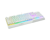 Gaming Keyboard MSI VIGOR GK30, Wired, Mechanical-like plunger switches. 6 zones RGB lighting with several lighting effects.  Anti-ghosting Capability. Water Resistant (spill-proof), White