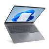 Lenovo ThinkBook 16 G6 IRL 16" WUXGA (1920x1200) IPS AG 300N, i3-1315U 1.2GHz, 1x8GB DDR5 5200, 256GB SSD M.2, Intel UHD, WiFi 6, BT, FPR, FHD Cam, 45Wh, 65W USB-C Slim, NoOS, 1Y, 1.7kg