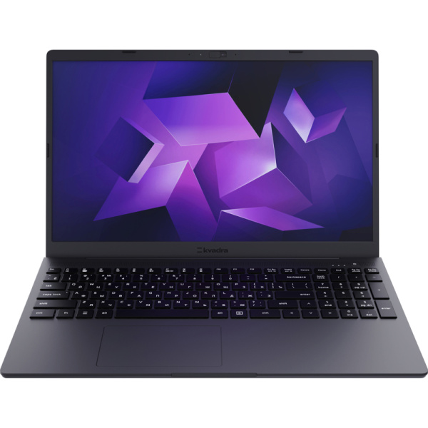 Ноутбук/ Ноутбук KVADRA NAU LE15T 15.6"(1920x1080 IPS)/Intel Core i3 1215U(1.2Ghz)/8192Mb/256SSDGb/noDVD/Int:Intel UHD Graphics/Cam/BT/WiFi/55WHr/war 1y/1.75kg/графит/noOS