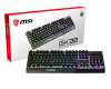 Gaming Keyboard MSI VIGOR GK30, Wired, Mechanical-like plunger switches. 6 zones RGB lighting with several lighting effects.  Anti-ghosting Capability. Water Resistant (spill-proof), Black