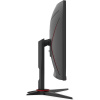 Монитор 27" AOC CQ27G2SE Black-Red  (VA, изогнутый, 2560x1440, 165Hz, 1 ms, 178°/178°, 250 cd/m, 80M:1, +2xHDMI 2.0, +DisplayPort 1.4)