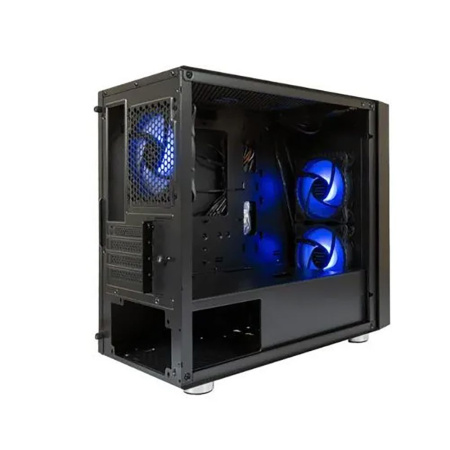 Корпус Eurocase M07 mATX 3ARGB черный без БП закаленное стекло USB 3.0