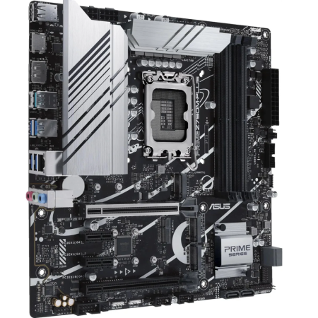 Материнская плата/ MB ASUS INTEL Z890 s1851, 4xDDR5(192GB), 1xPCIe 5.0x16, 3xPCIe 4.0x16, 1xLAN (2.5GbE), Wi-Fi, BT, 6xSATA 6Gb/s, 3xM.2, 1xUSB-C, 7xUSB 3.2, mATX, 90MB1J80-M0EAY0