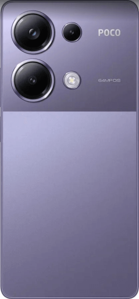 POCO M6 Pro Purple (2312FPCA6G), 16,9 cm (6.67") 20:9 2400 x 1080, 2x2.30 GHz Cortex-A76 + 6x1.8 Cortex-A55, 8 Core, 12 GB, 512 GB, 64 МП+ 8МП + 2МП/16Mpix, 2 Sim, 2G, 3G, LTE, BL v5.1, WiFi 802.11 a/b/g/n/ac/ax, NFC, A-GPS, GALILEO, BEIDOU, GLONASS, GPS,