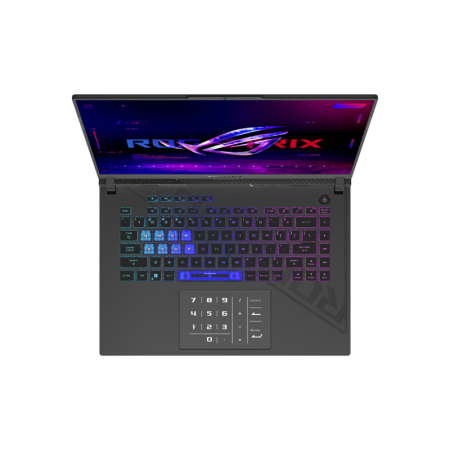 Ноутбук Asus ROG Strix G16 G614JI-N4413 Core i7 13650HX 32Gb SSD1Tb NVIDIA GeForce RTX4070 8Gb 16" IPS WQXGA (2560x1600) без ОС grey WiFi BT Cam (90NR0D41-M00VN0)
