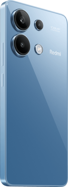 Redmi Note 13 Ice Blue (23124RA7EO), 16,9 cm (6.67") 20:9 2400 x 1080, 4 x 2.8 ГГц + 4 x 1.9 ГГц, 8 Core, 8 GB, 512 GB, 108 МП+ 8 МП + 2 МП/16Mpix, 2 Sim, BL v5.1, Wi-Fi, NFC, GPS / A-GPS, ГЛОНАСС, Galileo, Beidou, Type C (USB OTG), 5000 mAh, 188g, 162,2