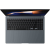 Ноутбук/ Samsung Galaxy Book4 Pro 16"(2880x1800 AMOLED)/Touch/Intel Core Ultra 5 125H(1.2Ghz)/16384Mb/512PCISSDGb/noDVD/Int:Intel Arc graphics/Cam/BT/WiFi/76WHr/war 1y/1.56kg/Moonstone Gray/Win11Home + Eng kbd 3 pin
