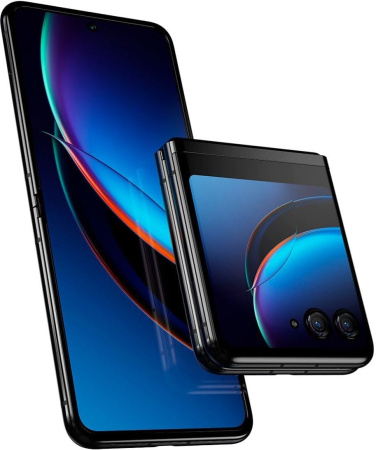 Смартфон Motorola XT2321-1 Razr 40 Ultra 256Gb 8Gb черный раскладной 3G 4G 1Sim 6.9" 1080x2640 Android 13 12Mpix 802.11 a/b/g/n/ac/ax NFC GPS GSM900/1800 GSM1900 TouchSc Protect