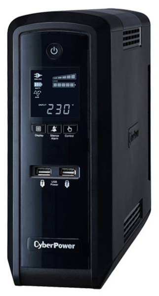 ИБП CyberPower CP1300EPFCLCD Line-interactive 1300VA/780W (Euro x6, RJ11/RJ45, USB-A x2, USB-порт 370x265x100(мм), 9,9кг