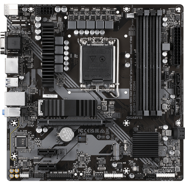 Материнская плата/ MB GIGABYTE INTEL B760 s1700, 4xDDR4(128GB), HDMI 2.0/DP, 1xPCIe 4.0x16, 4xPCIe 3.0x16, 1xLAN, 4xSATA 6Gb/s, 2xM.2, 1xUSB-C, 1xUSB 3.2, 4xUSB 2.0, 1xPS/2, ATX