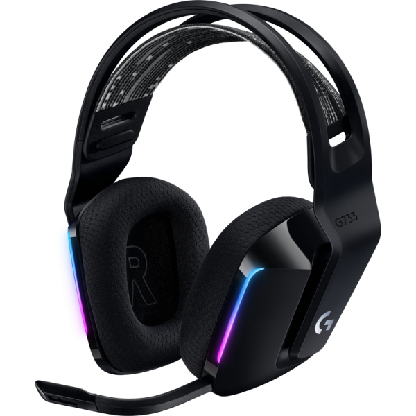Гарнитура/ Logitech Headset G733 LIGHTSPEED Wireless RGB Gaming BLACK