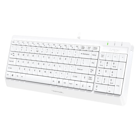 Клавиатура + мышь A4Tech Fstyler F1512 клав:белый мышь:белый USB (F1512 WHITE)