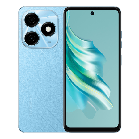 KJ5n TECNO SPARK 20 8/128 Magic Skin Blue, 6.56", 20:9, 1612 x 720 пикселей, 2.0GHz, 8 Core, 8GB RAM, 128GB, up to 1TB flash, 50Mpix+AI/32Mpix, 2 Sim, 4G, BT v5.2, WiFi 802.11 b/g/n, GPS/AGPS, GLONASS,NFC, Type-C, 5000mAh, Android T, 190g, 163,59 ммx75,59