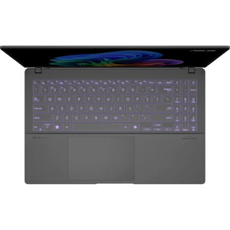Ноутбук/ ASUS S5507QA-MA013W 15.6"(2880x1620 OLED)/Snapdragon X Plus X1P-42-100(3.4Ghz)/16384Mb/1024PCISSDGb/noDVD/Int:Shared/Cam/BT/WiFi/70WHr/war 1y/1.42kg/Cool Silver/Win11Home + алюм корп
