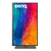 Мониторы/ Benq PD2705U 27'', 3840x2160, IPS,  60Hz, 1200:1, 350cd, 5ms, HDMI, DP; 3*USB 3.0, USB C*65W, Thunderbolt 3, Speakers, Height adj 110, Pivot, 100% sRGB, Flicker-free;Low Blue Light, Calibration Report, 3Y, Grey