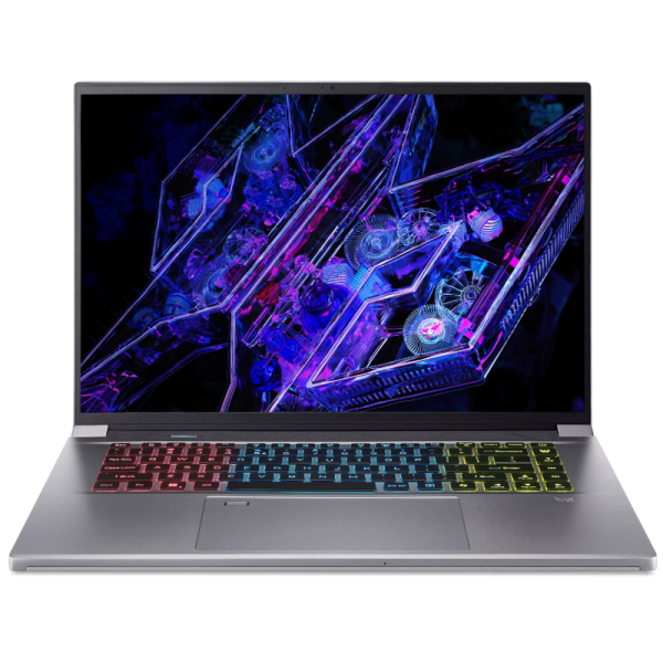 Ноутбук/ ACER Predator Triton Neo 16 PTN16-51-936A 16"(3200x2000 (матовый) IPS)/Intel Core Ultra 9 185H(2.3Ghz)/32768Mb/2TbPCISSDGb/noDVD/Ext:nVidia GeForce RTX4070(8192Mb)/Cam/BT/WiFi/65WHr/war 1y/2.4kg/Silver/Win11Home