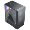 Корпус ACD Citadel 106 ATX, Black, USB3.0*1, USB*2+HD audio ,1*12cm ARGB rear+2*14cm ARGB front ,TG