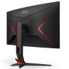 Монитор AOC 27" C27G2ZU Black-Red (VA, 1920x1080, HDMI+HDMI+DP, USB Hub, 0.5 ms, 178°/178°, 300 cd/m, 3000:1, 240Hz, MM, Curved)