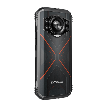 Doogee S cyber Fluorite Red, 16,71 см (6.58") 1080 x 2248 пикселей, 1.6GHz, 8 Core, 8GB RAM, 256GB, 1 ТБ, 50 МП+5 МП/16Mpix, 2 Sim, 2G, 3G, LTE, BT v5.0, Wi-Fi, NFC, GPS, Type-C, 10800 мА·ч, Android 14, 365г., 178,5 ммx83,1 ммx17,9 мм