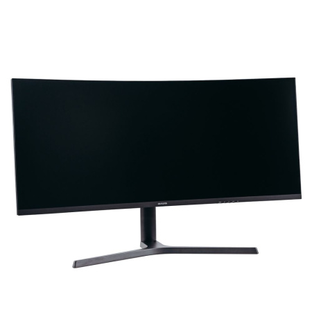 Монитор Aiwa 34" MP340G-Y Black (VA, 3440x1440, 2xHDMI+2xDP, 1 ms, 178°/178°, 300 cd/m, 4000:1, 165Hz, MM, Curved, внешн. БП)