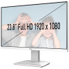 Монитор 23.8" MSI PRO MP2412W White (VA, 1920x1080, D-Sub+HDMI+DP, 1 ms, 178°/178°, 300 cd/m, 4000:1 (100M:1), 100Hz)