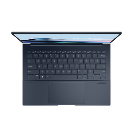 Ноутбук/ ASUS UX3405MA-PP898 14"(2880x1800 OLED 16:10)/Intel Core Ultra 9 185H(2.3Ghz)/16384Mb/1024SSDGb/noDVD/Int:Intel Arc graphics/Cam/BT/WiFi/75WHr/war 1y/1.2kg/Ponder Blue/DOS