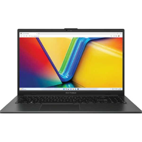 Ноутбук Asus Vivobook Go 15 E1504GA-BQ561 N-series N100 8Gb eMMC256Gb Intel UHD Graphics 15.6" IPS FHD (1920x1080) без ОС black WiFi BT Cam (90NB0ZT2-M00Y00)